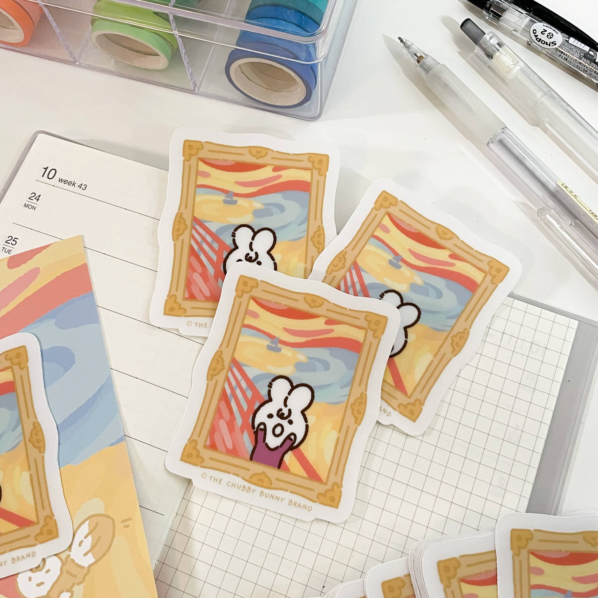 The Scream Vinyl Sticker