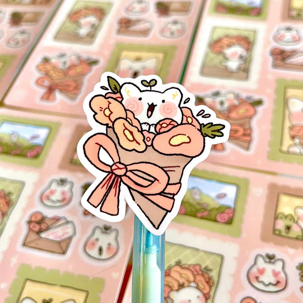 Cute Stamps Sticker Sheet