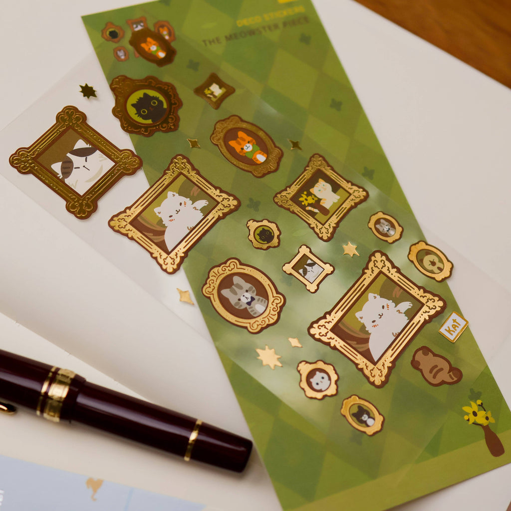 Meowster Piece Sticker Sheet