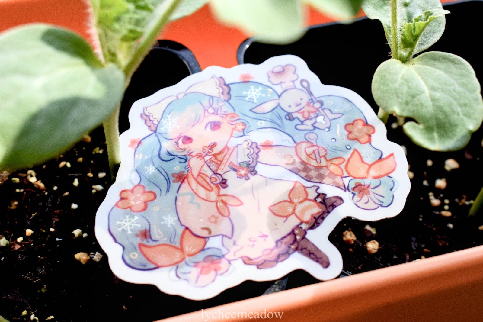 Miku: Snow Miku 2024 Holographic Vinyl Sticker