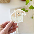 Bunny sticker