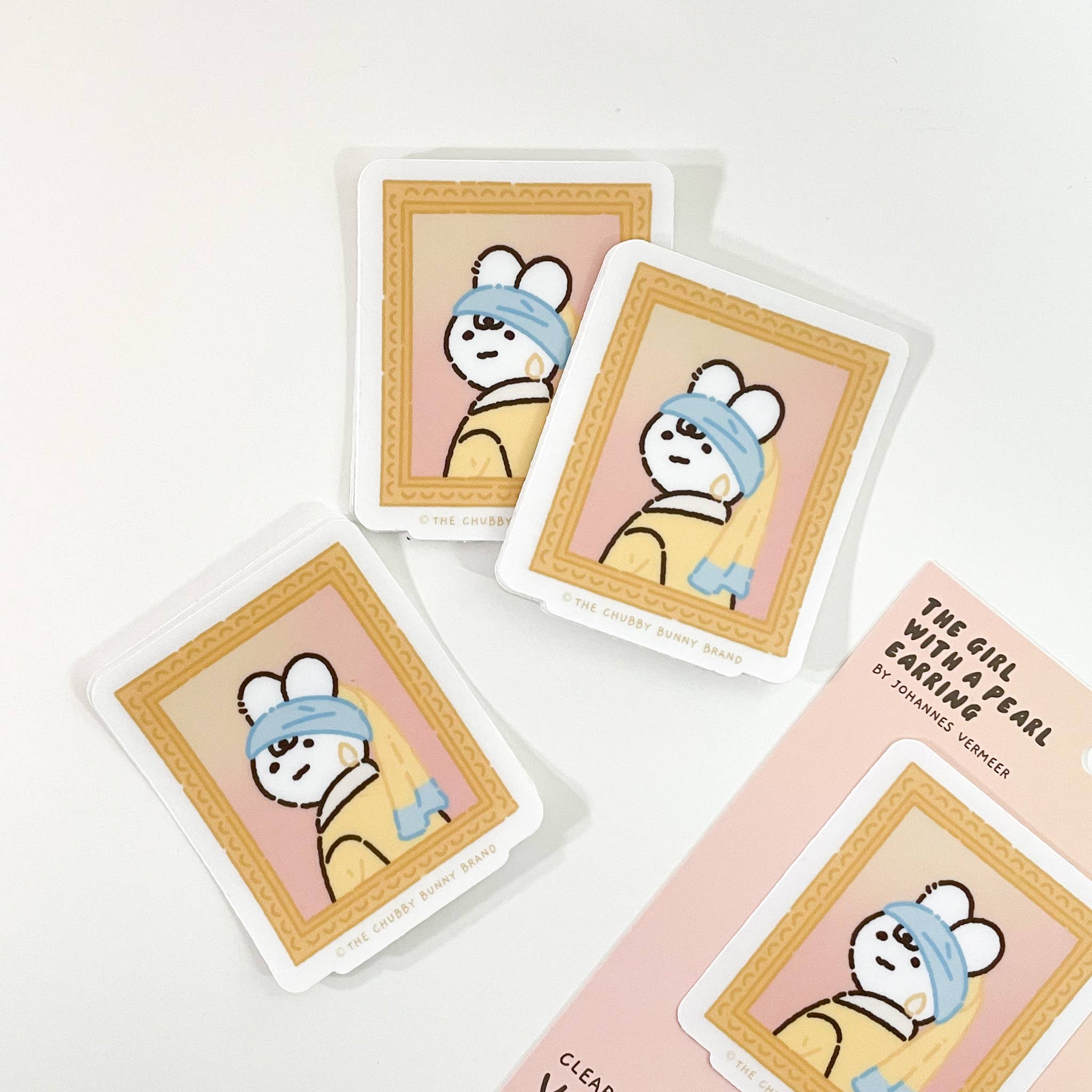 Girl with a Pearl Earring - Vinyl Sticker