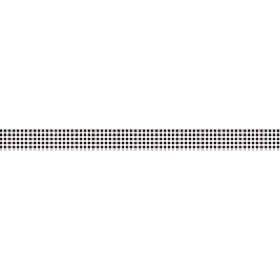 mt Washi Tape - Delicate Checkered Black