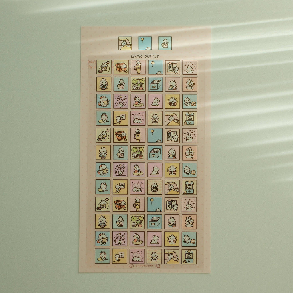 Living Softly Sticker Sheet