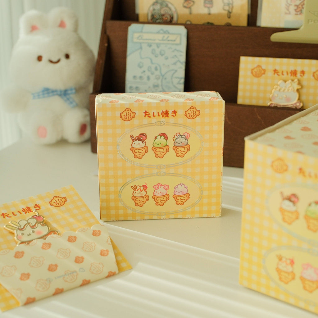 Bunnie Taiyaki Blind Box Pin