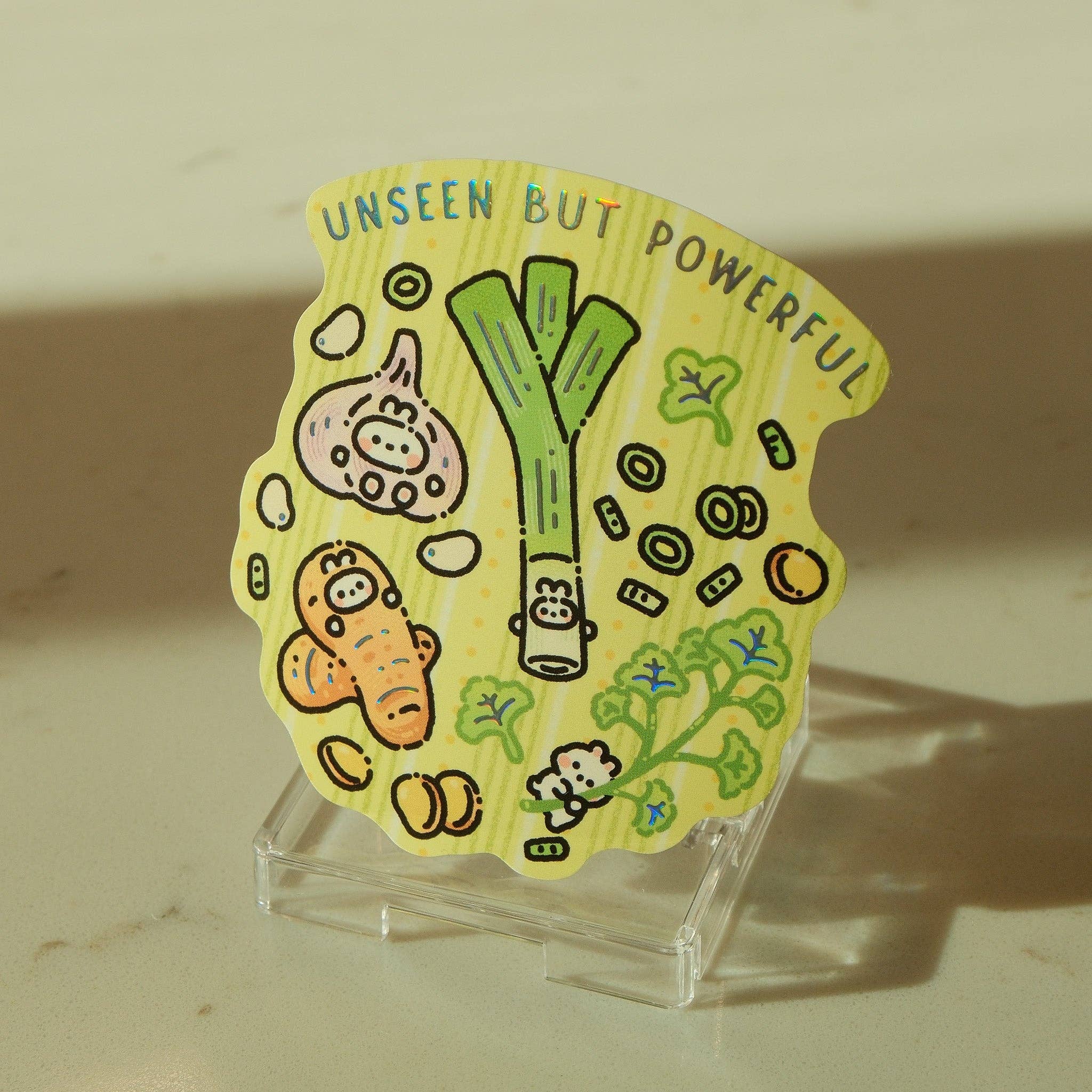 Unseen But Powerful Die Cut Sticker