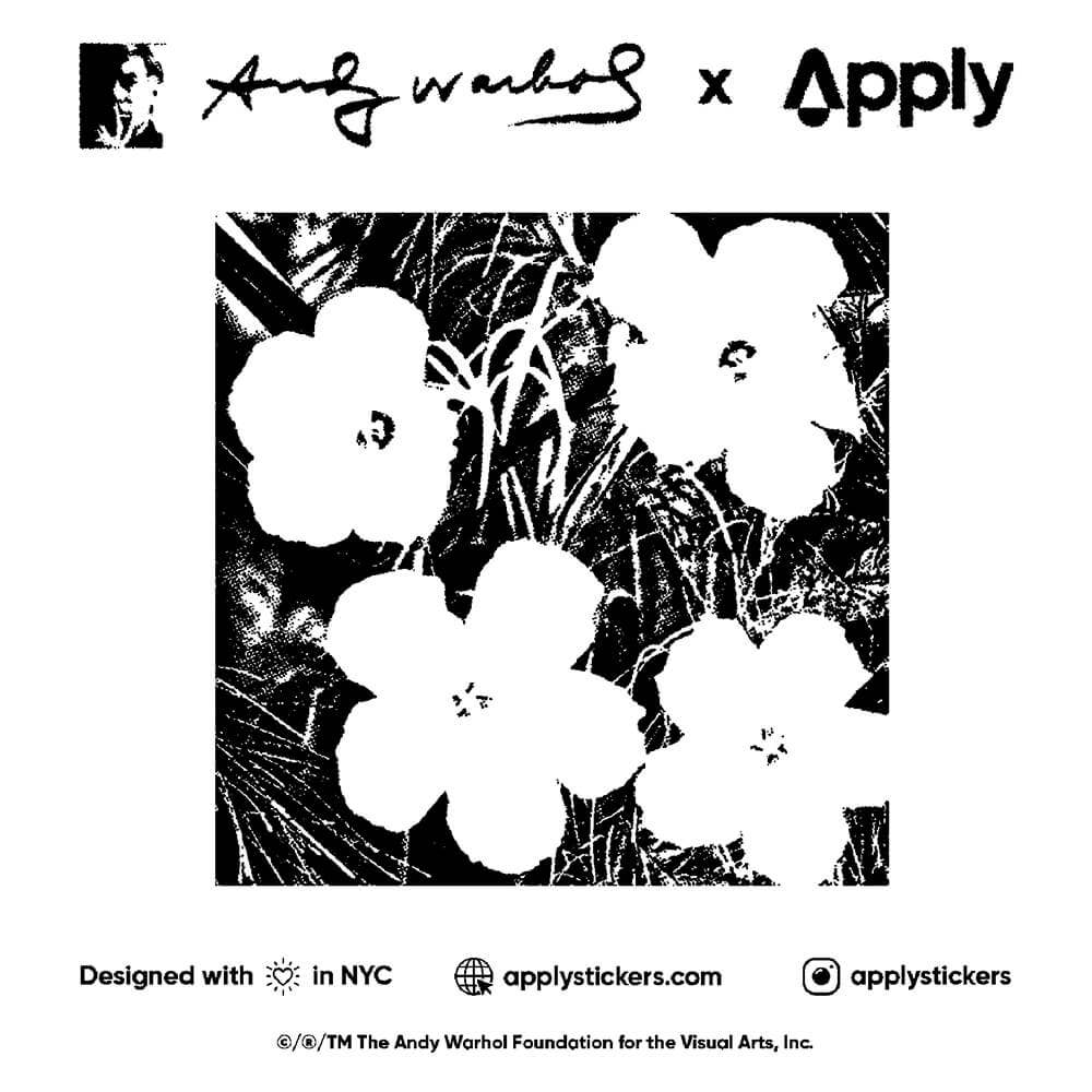 Flowers by Andy Warhol Sticker Sheet