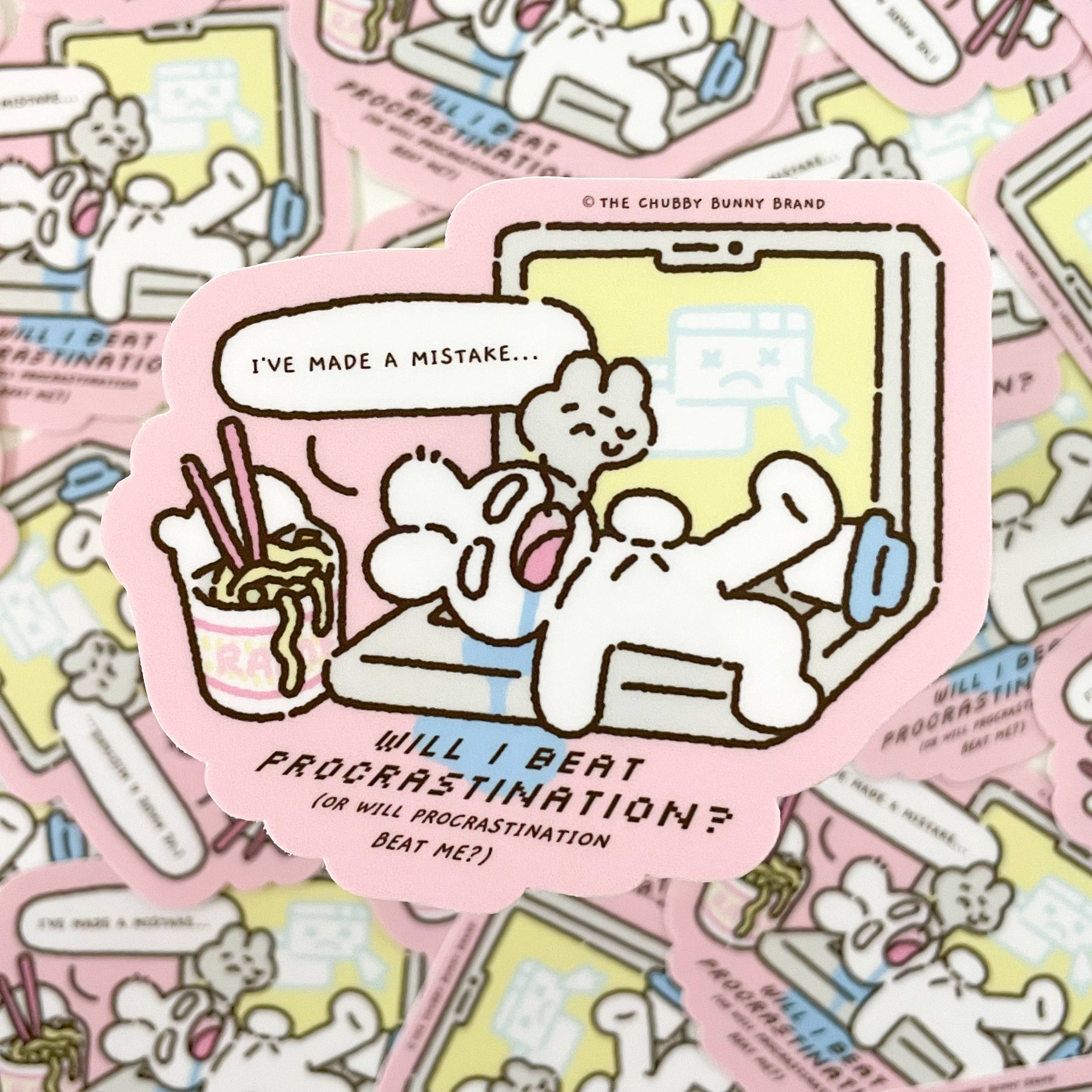 Will I Beat Procrastination? Vinyl Sticker