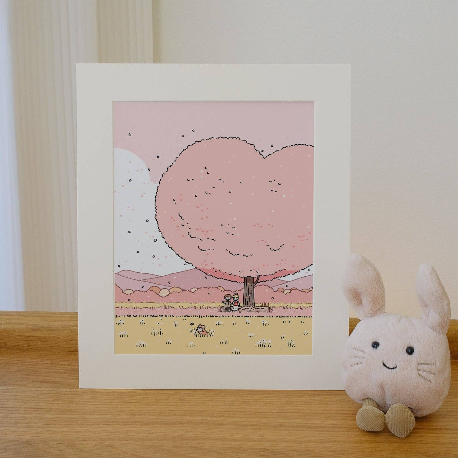 Romantic Countryside Art Print by 2jingis2jing (8.5 x 11 inches)