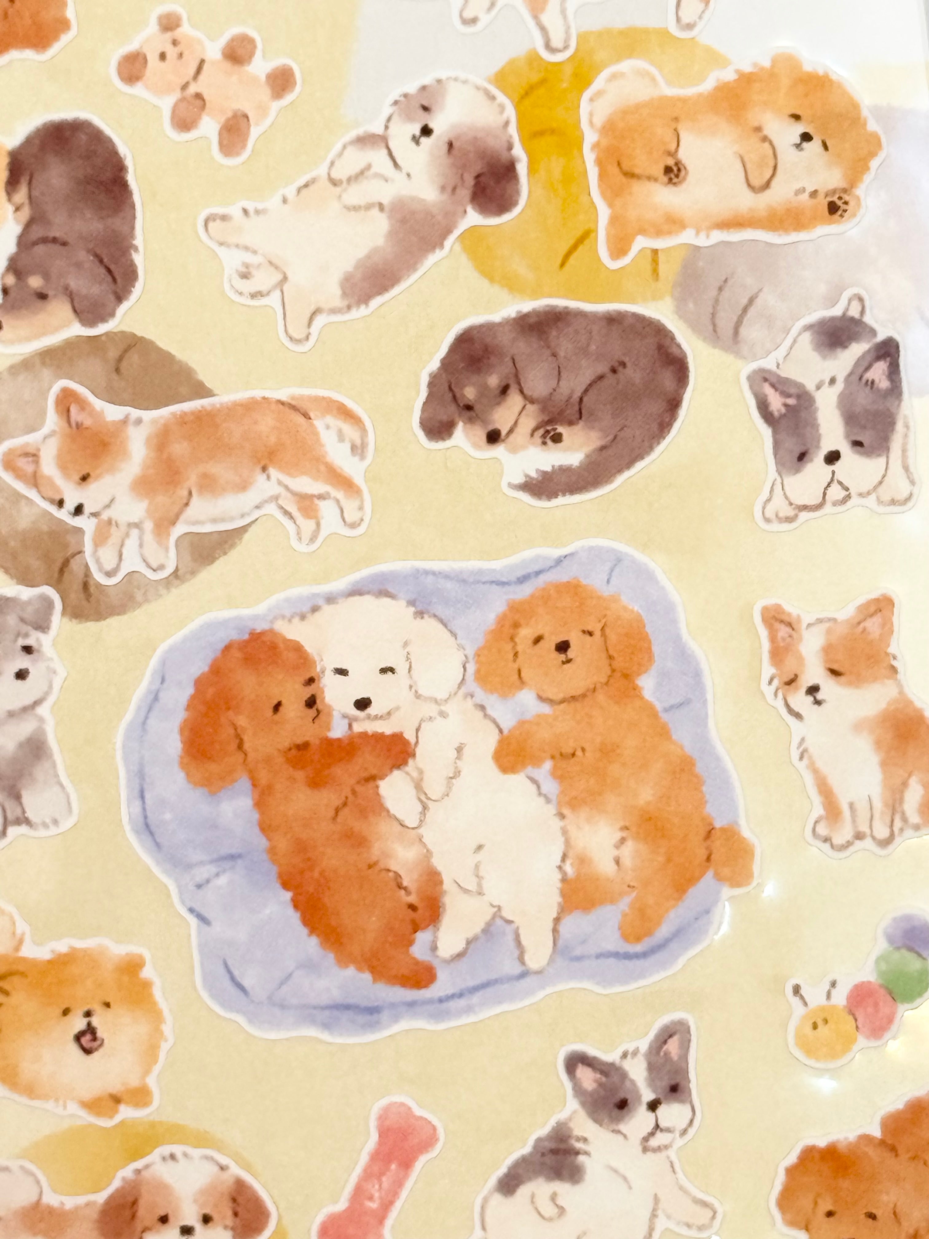 Ohirune Family Sticker Sheet - Dogs