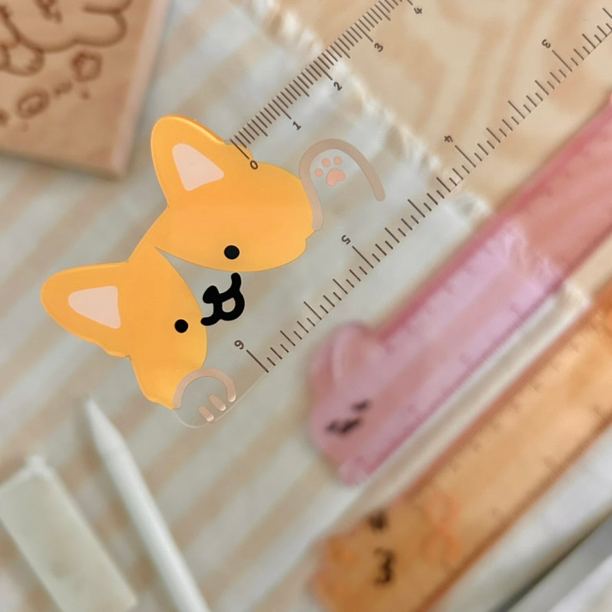 Purrfect Precision Acrylic Ruler