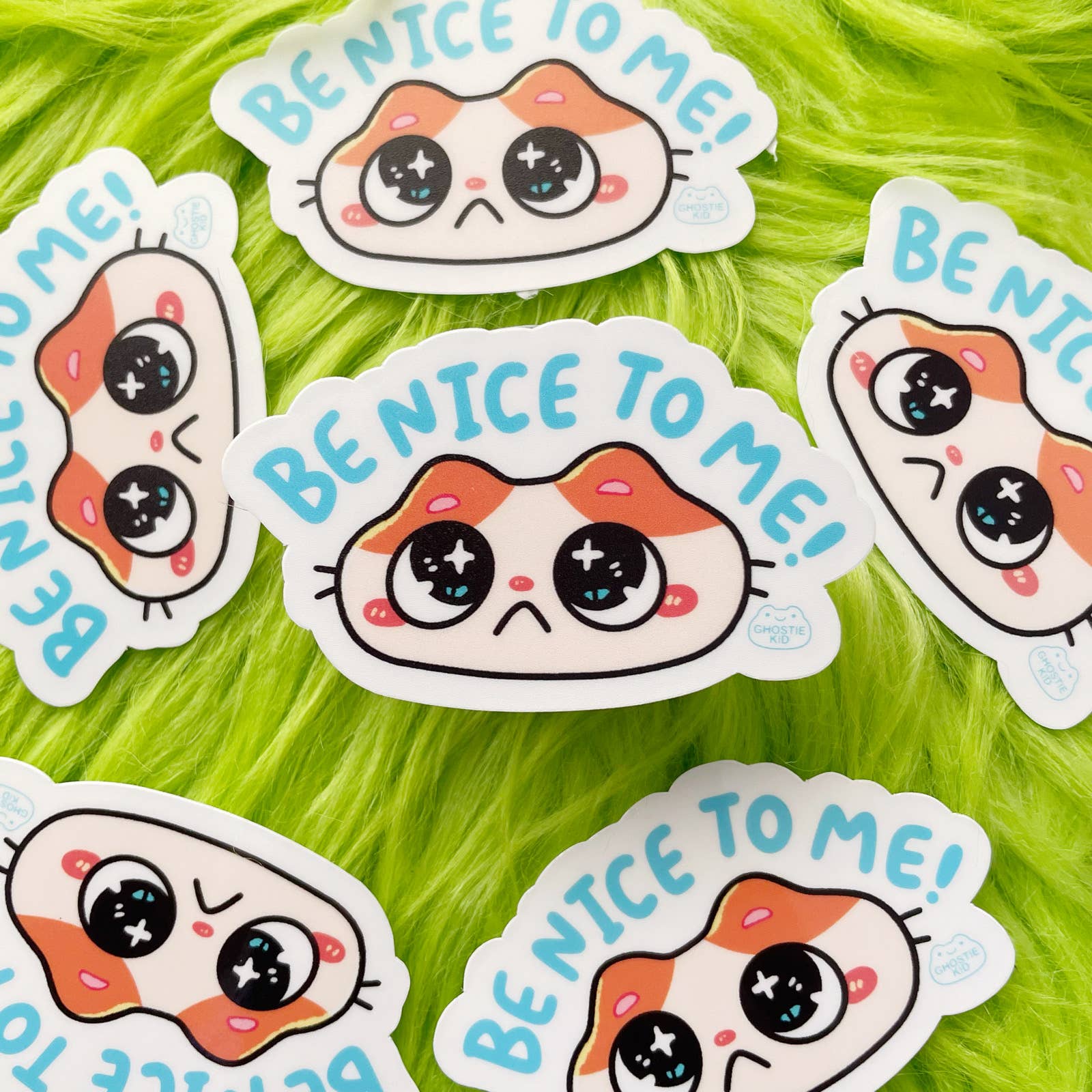 Be Nice to Me Cat - Vinyl Sticker