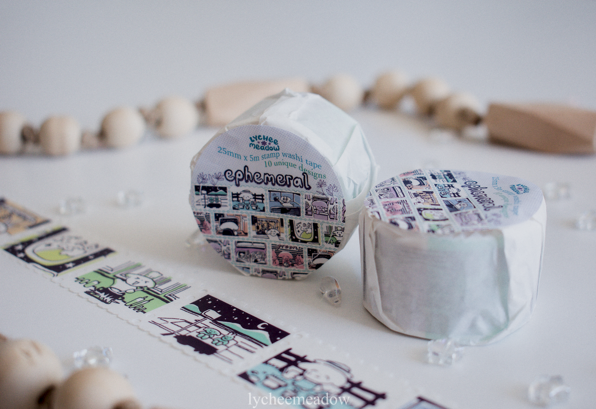 Lycheemeadow - Stamp Washi Tape