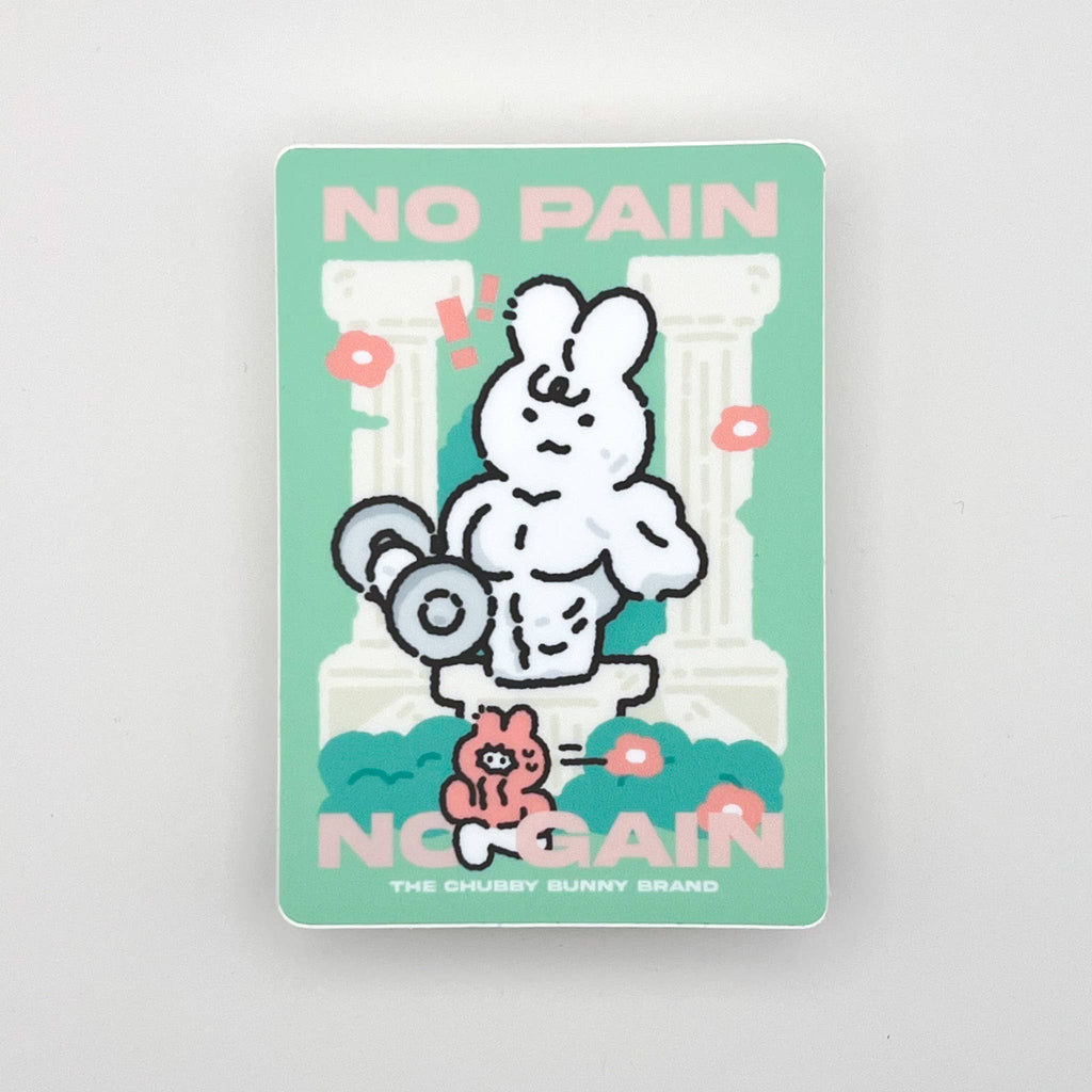 No Pain No Gain Workout - Vinyl Sticker