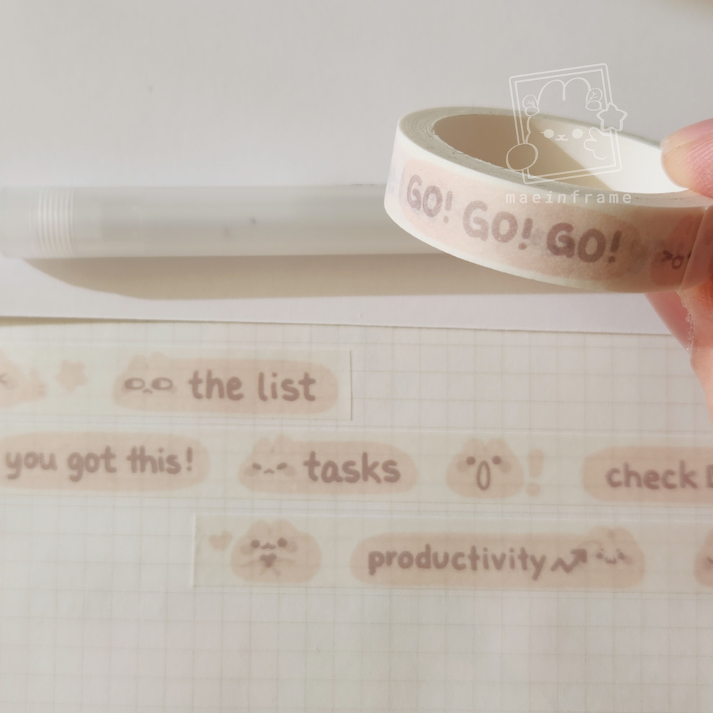Journal headers | washi tape