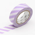 mt Washi Tape - Stripe Lilac 2