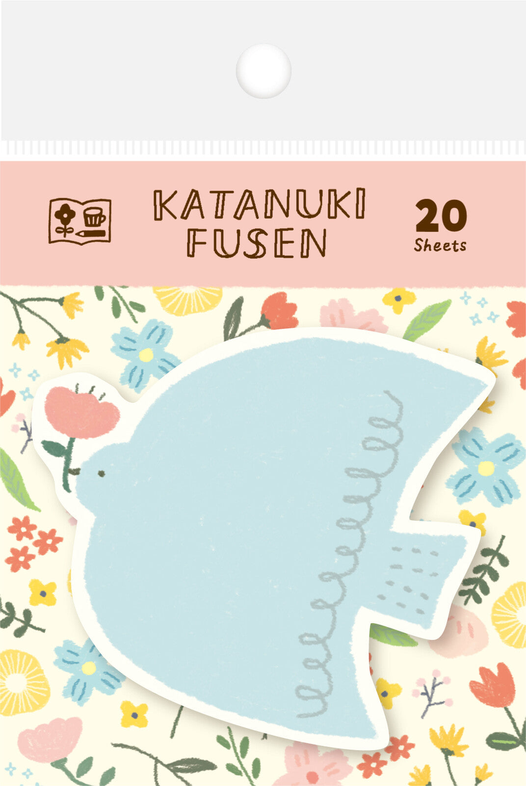 Furukawashiko, Katanuki Fusen - Blue Bird Sticky Notes