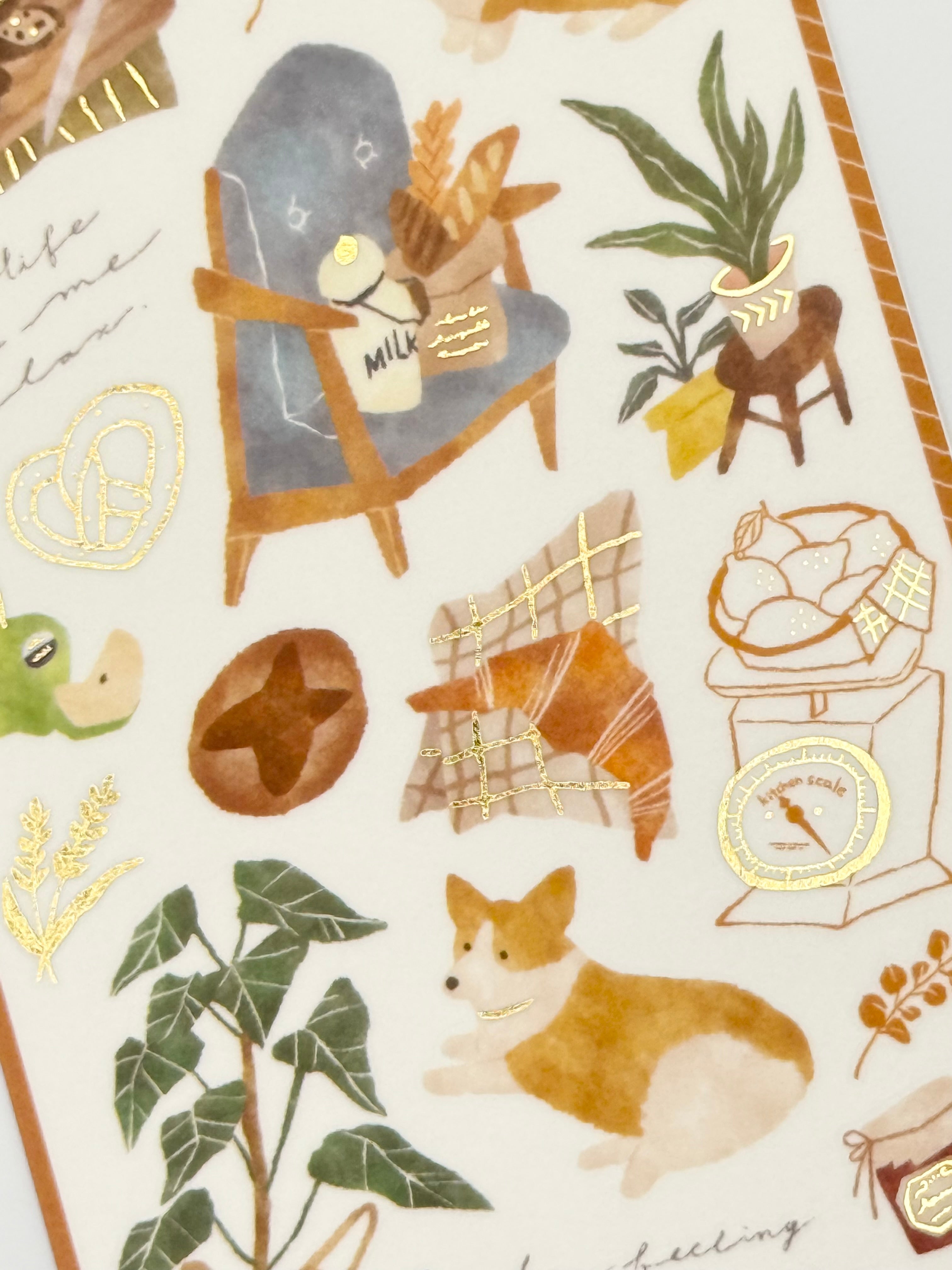 Snug Room Sticker Sheet - Bread