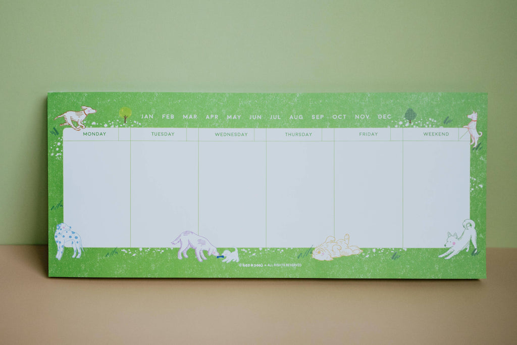 Dog Days Weekly Planner
