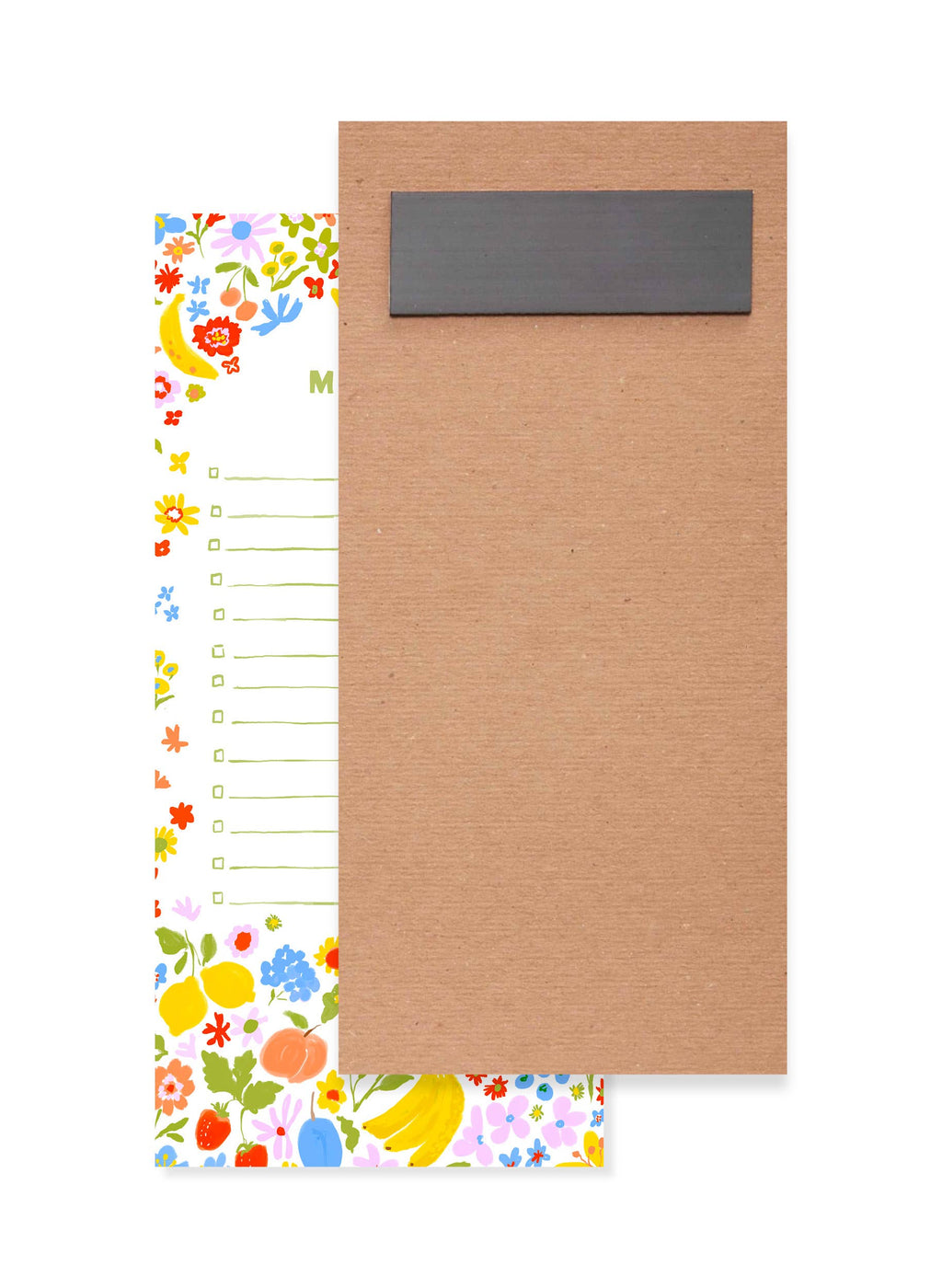 Fruit Market Market Pad – Magnetic Grocery List Notepad