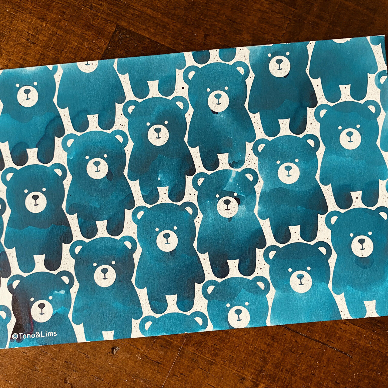 Nouto Ink Swatch Cards - Small Bears