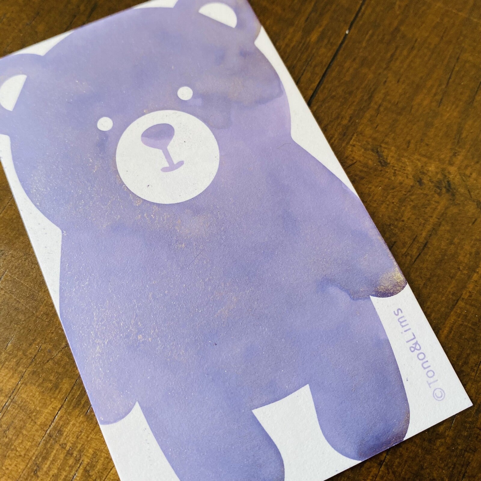 Nouto Ink Swatch Cards - Bear
