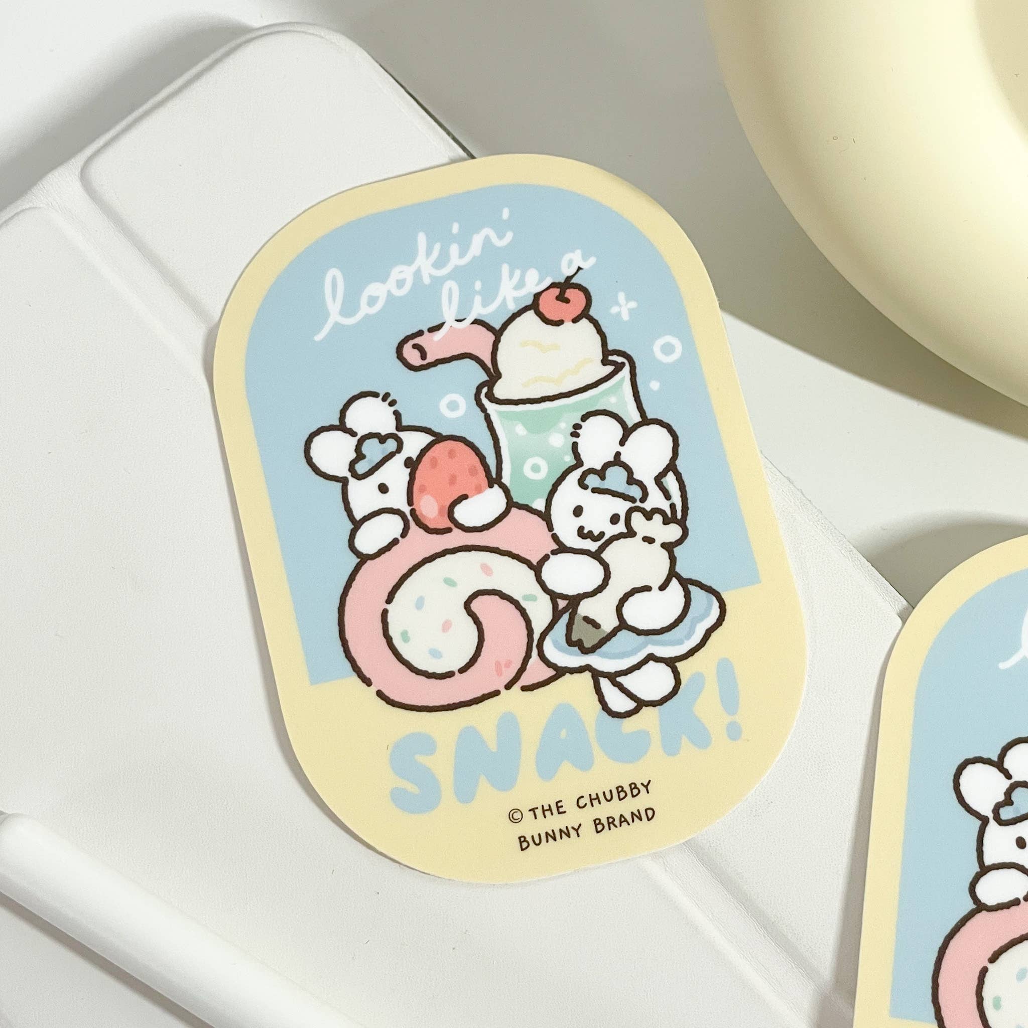 Lookin Like A Snack Self Confidence Vinyl Sticker