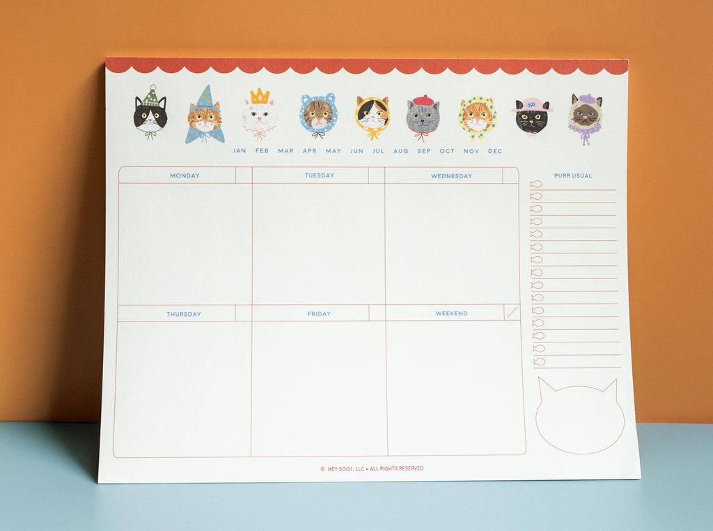 Purr Usual Weekly Planner