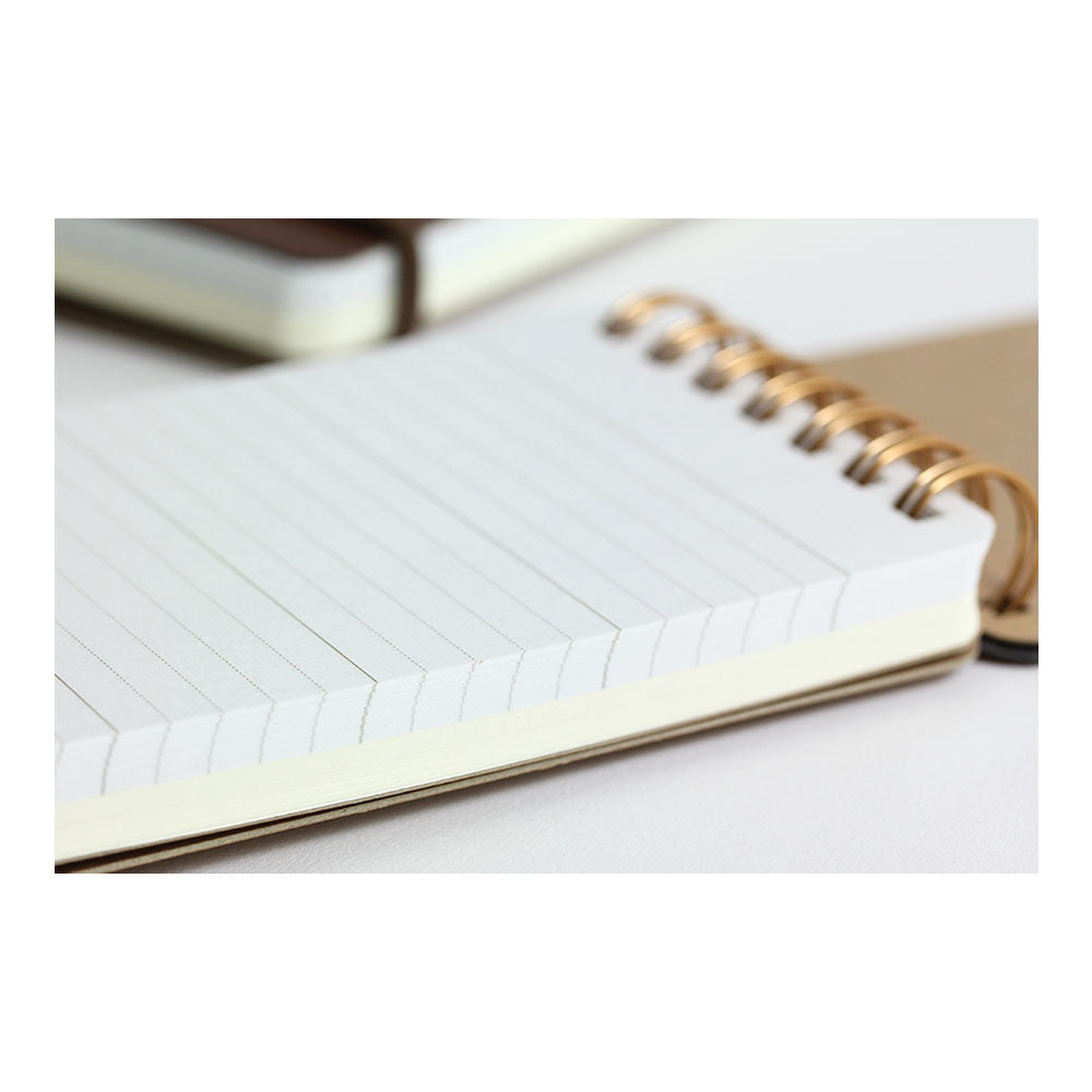 Midori Grain Memo Pad - 5" x 3" - Grain dark brown