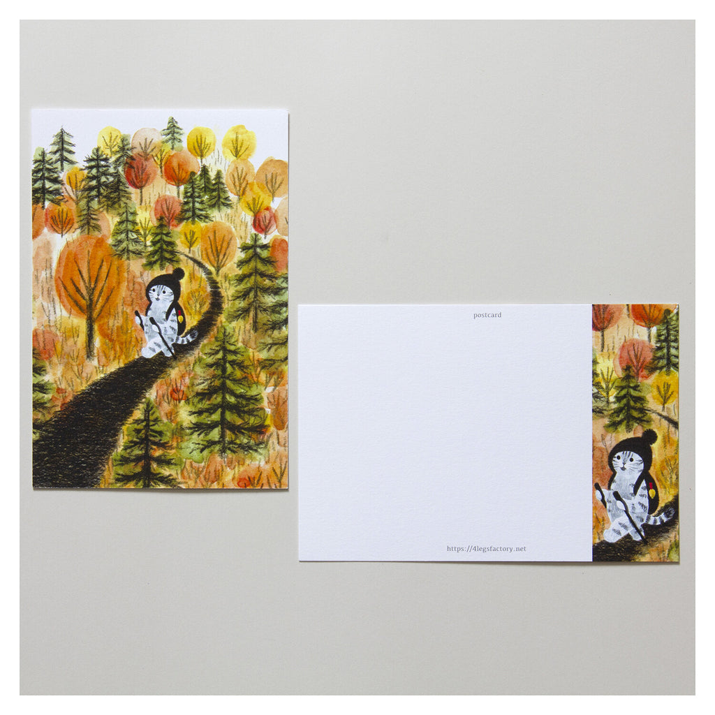 4legs Postcard - Aki