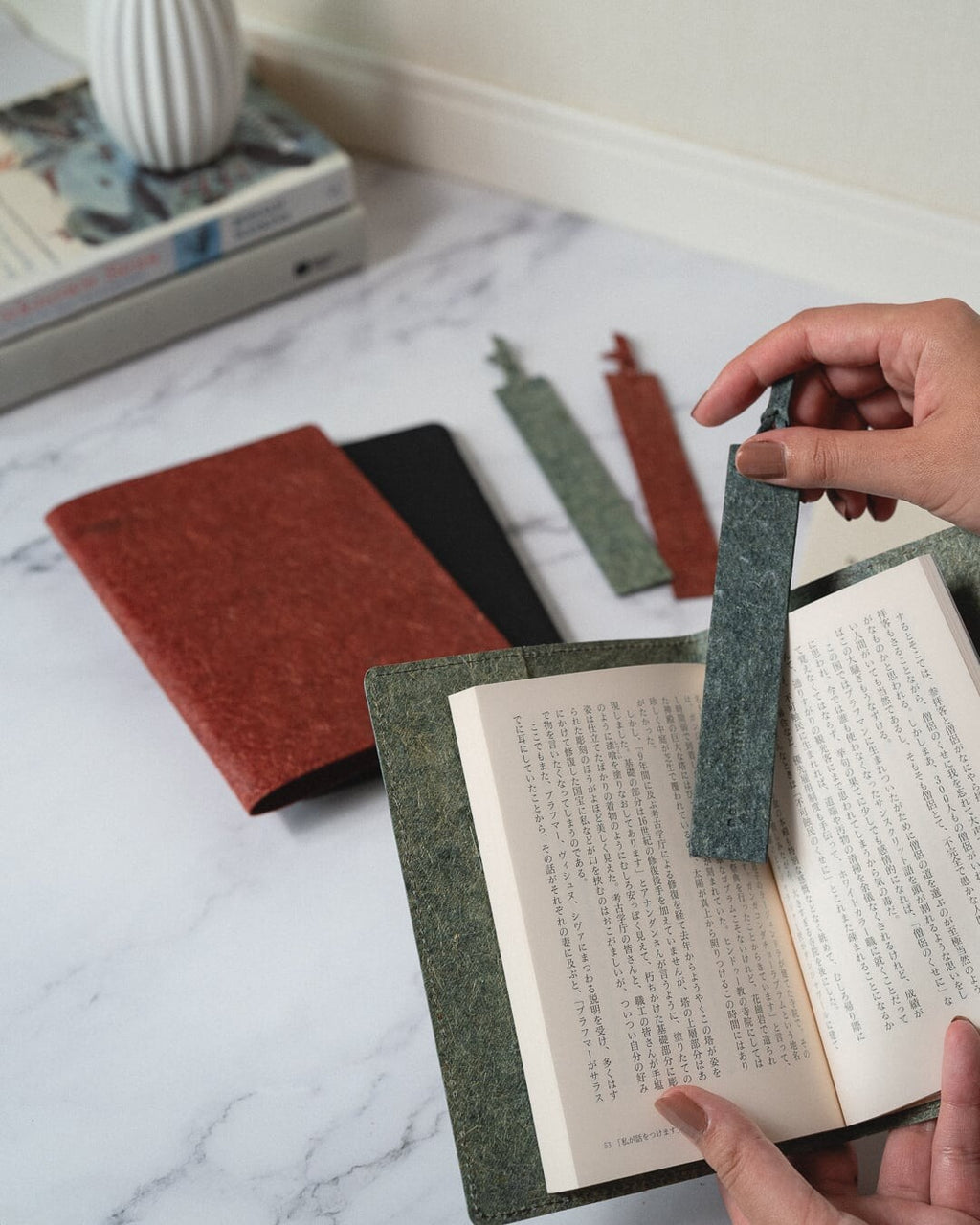 Ethically Japan - Never Leather Vegan Bookmark