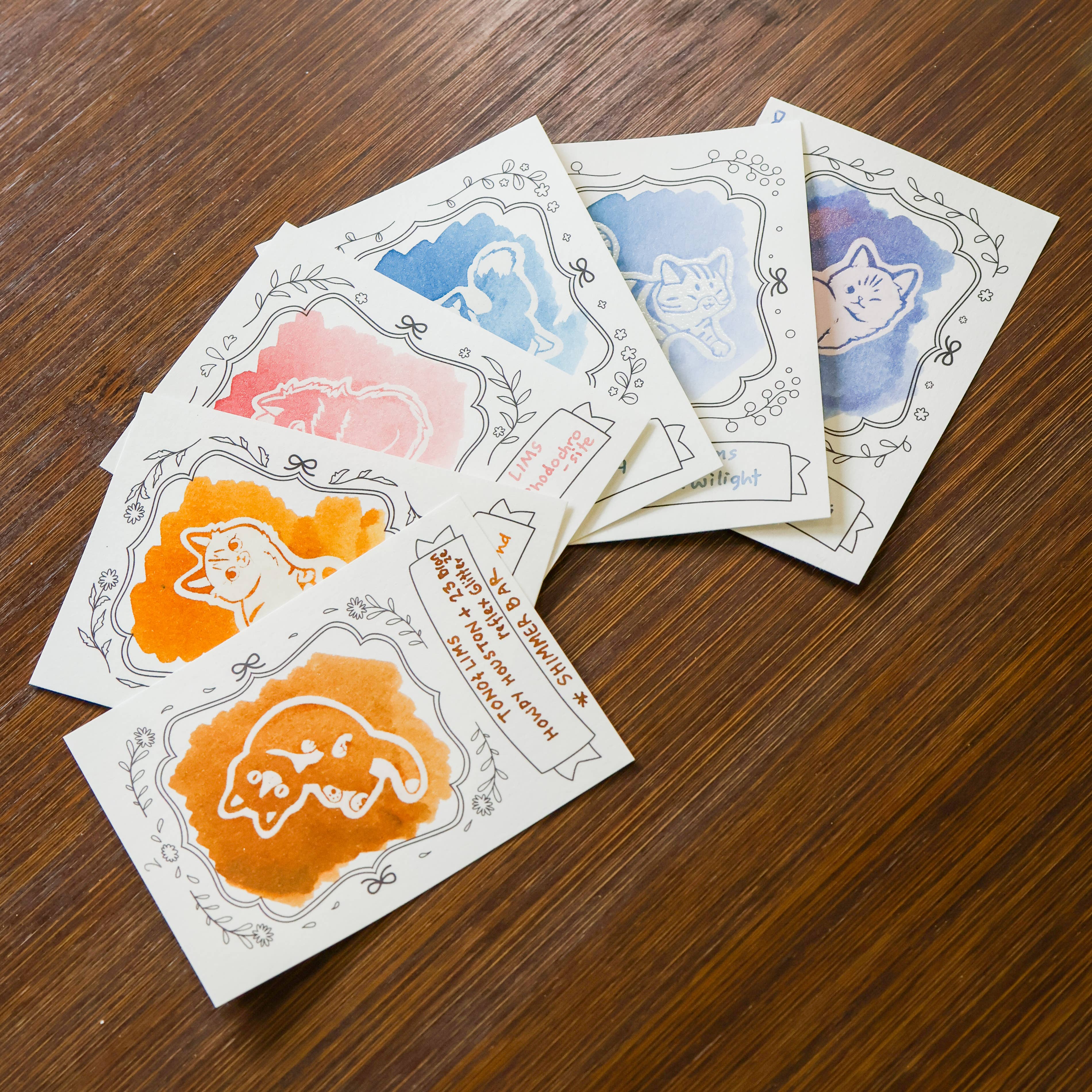 Neighborhood Cats Ink Cards