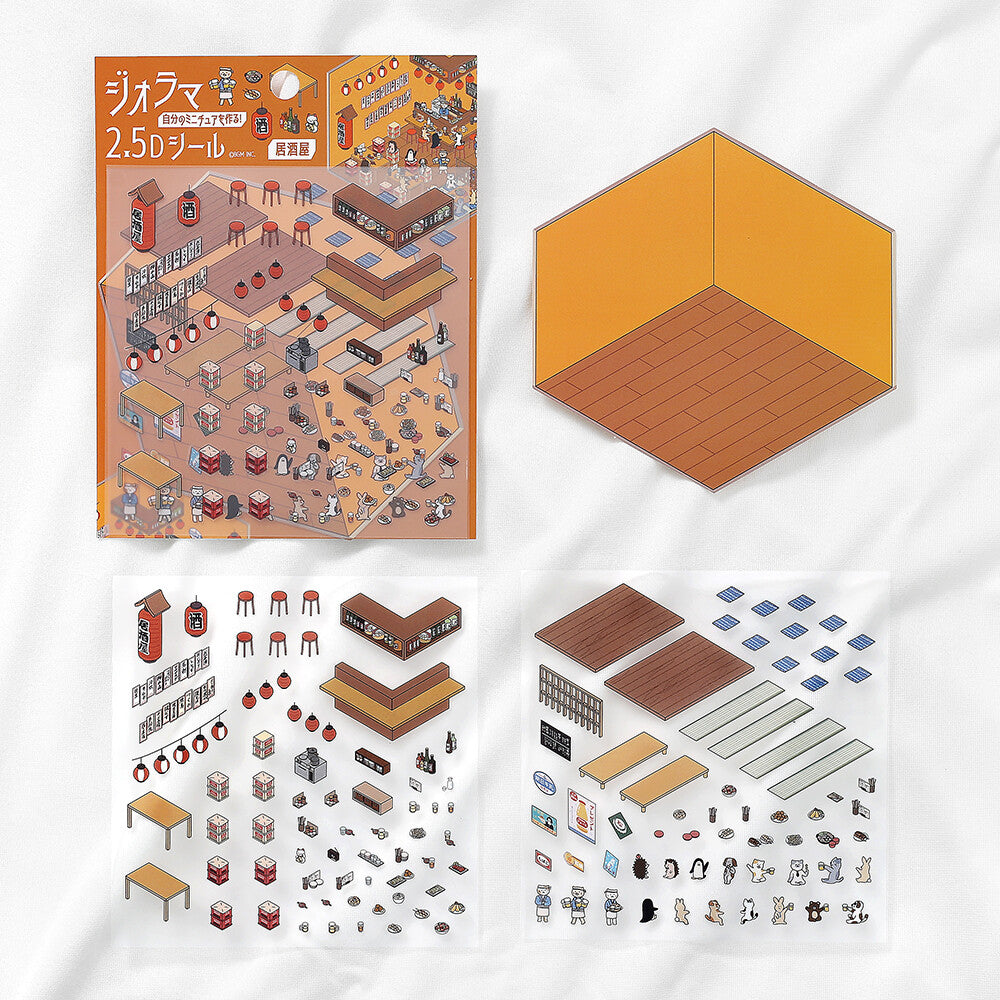 BGM Diorama 2.5D Sticker Sheet