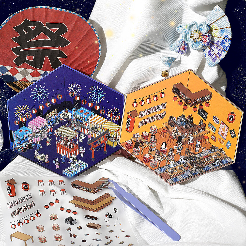 BGM Diorama 2.5D Sticker Sheet