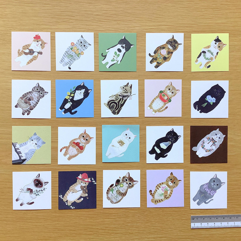 4legs Small Letter Paper Box - Cats