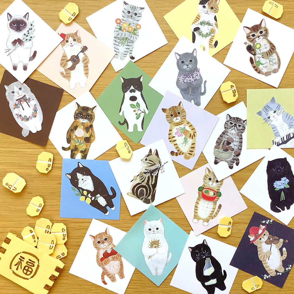 4legs Small Letter Paper Box - Cats