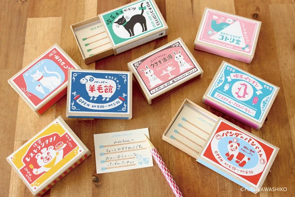 Furukawashiko Retro Matchbox Memo Pad