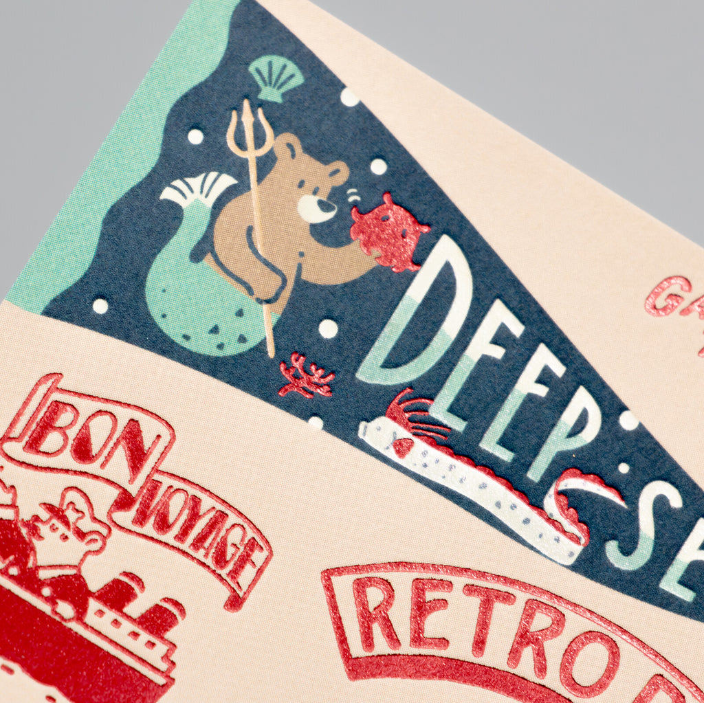 Rokkaku x Ob1toy Postcard - Bear's