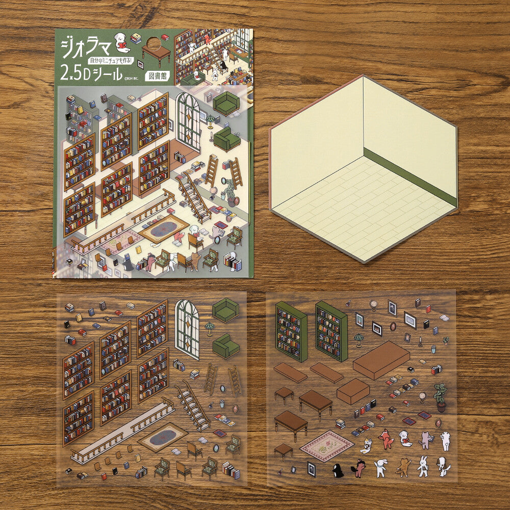 BGM Diorama 2.5D Sticker Sheet Vol.1+2