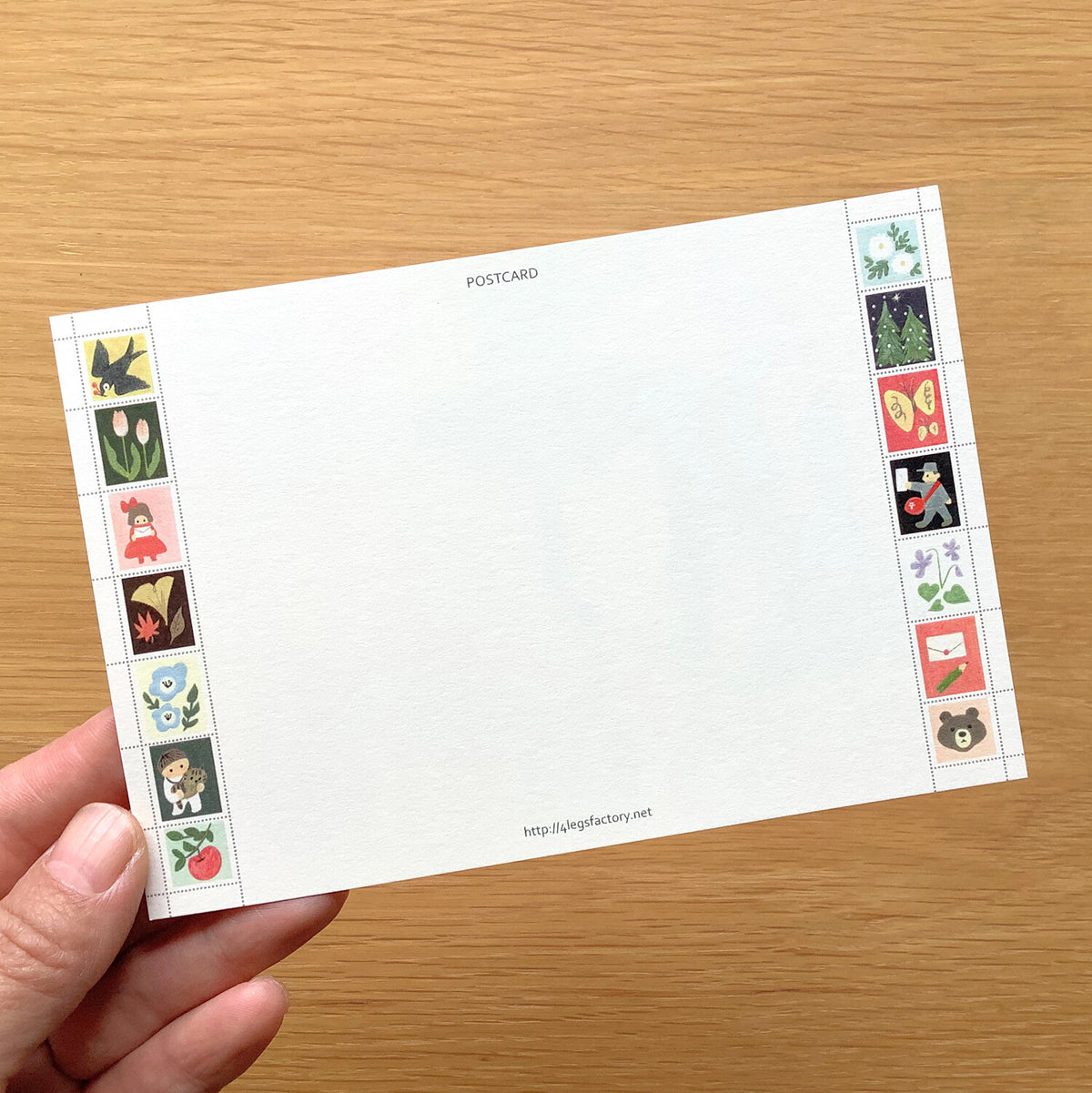 4legs Postcard - Letter Cat