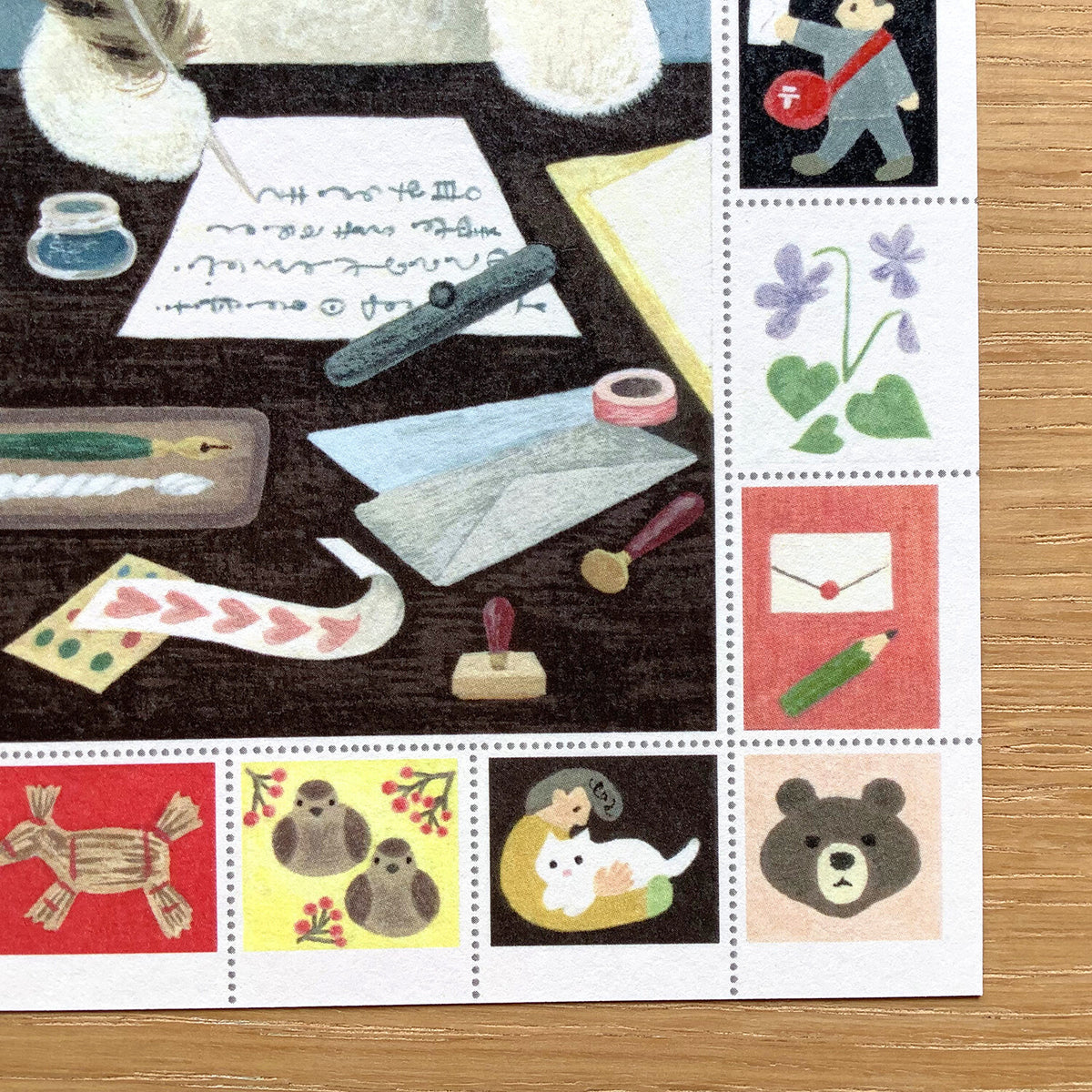 4legs Postcard - Letter Cat