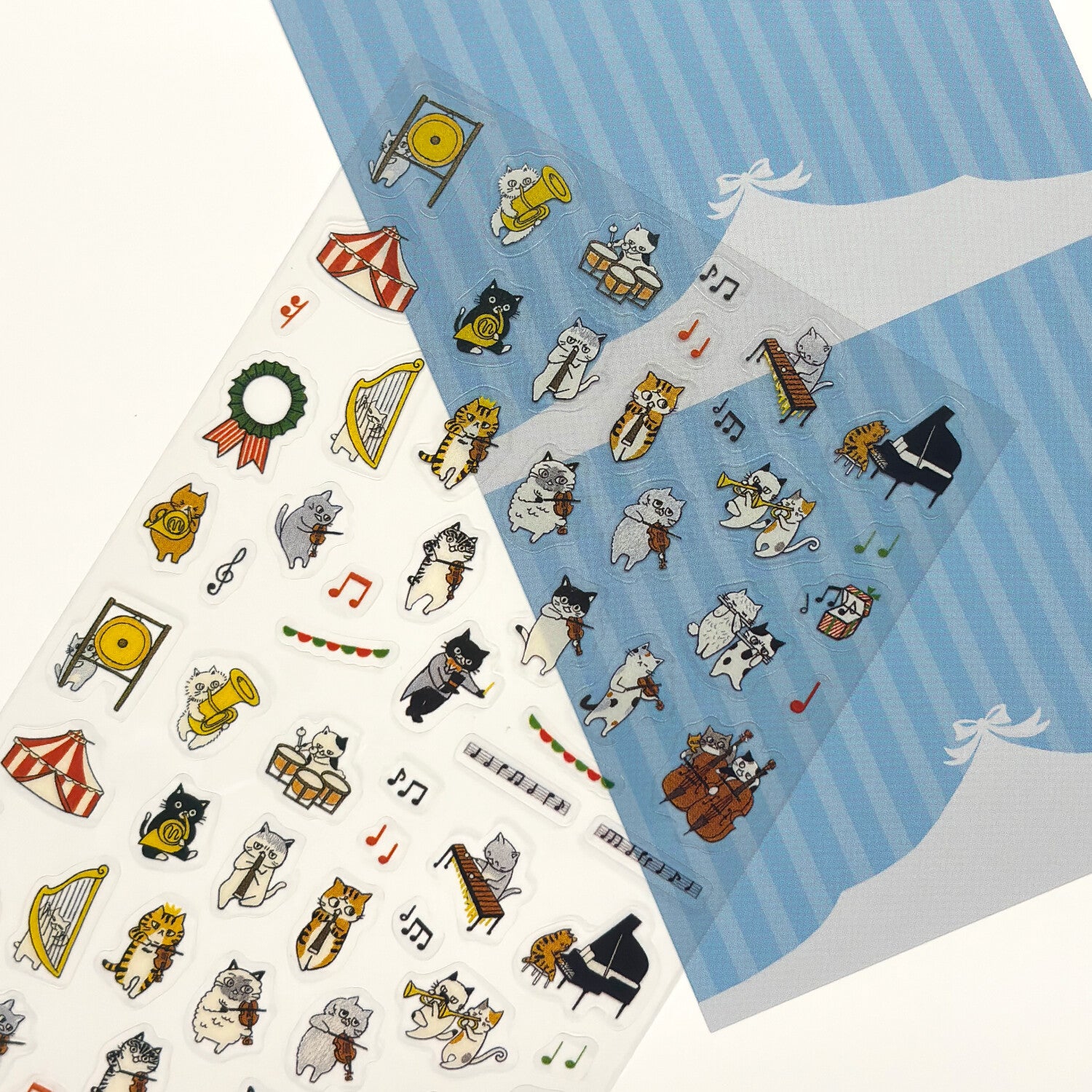 Seal-Do Sticker Sheet - Cat Orchestra