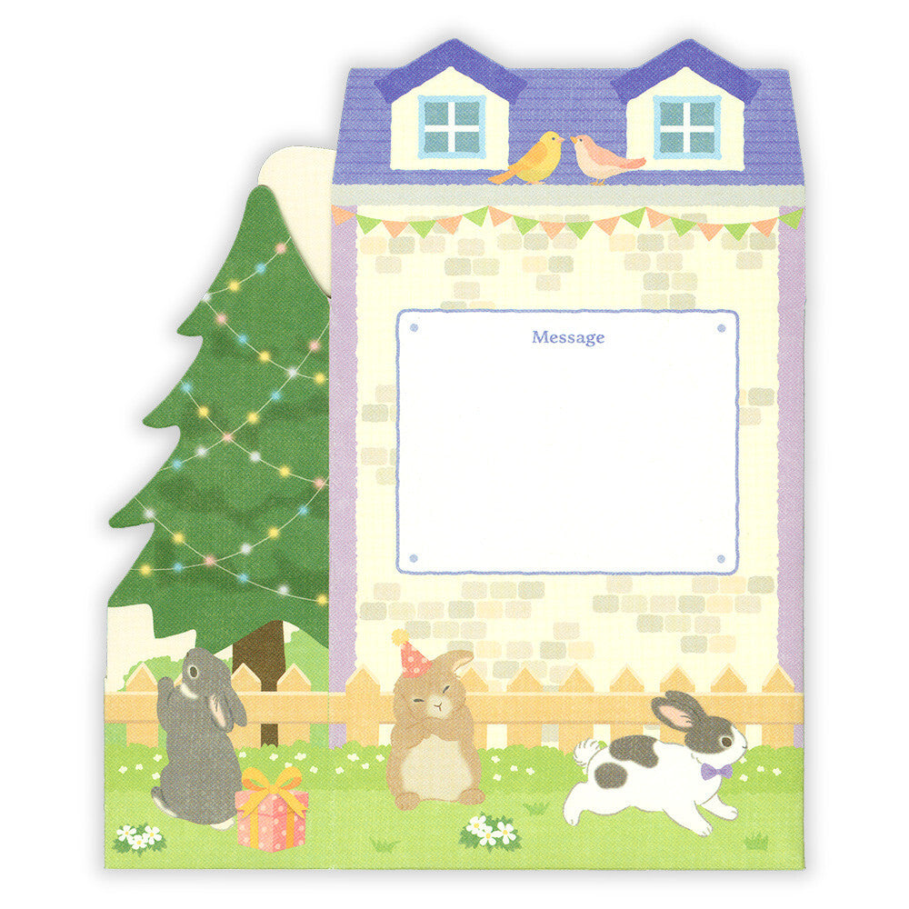 NB 3D Birthday Greeting Card - Rabbit
