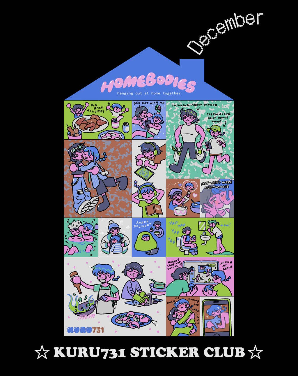 Together At Home Sticker Sheet