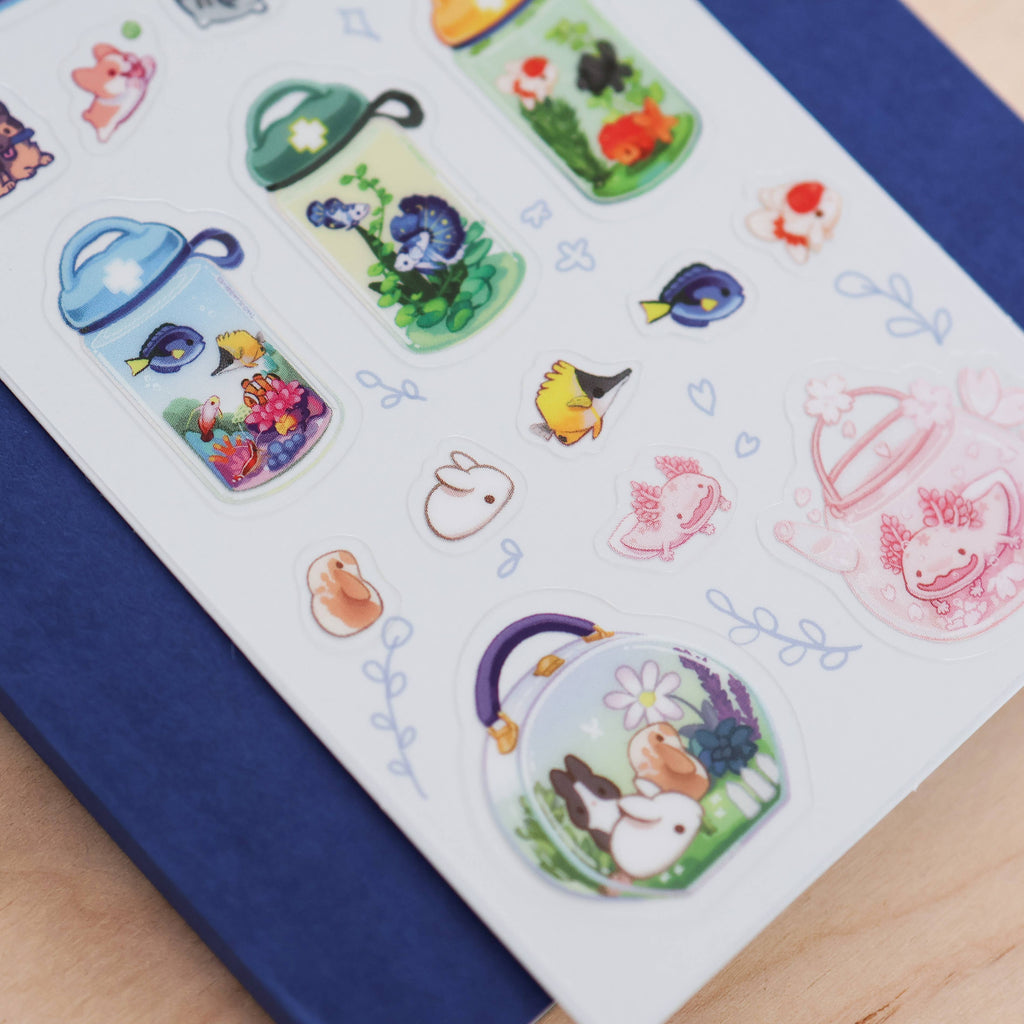 Sticker Sheet (Clear) - First Aid Kit