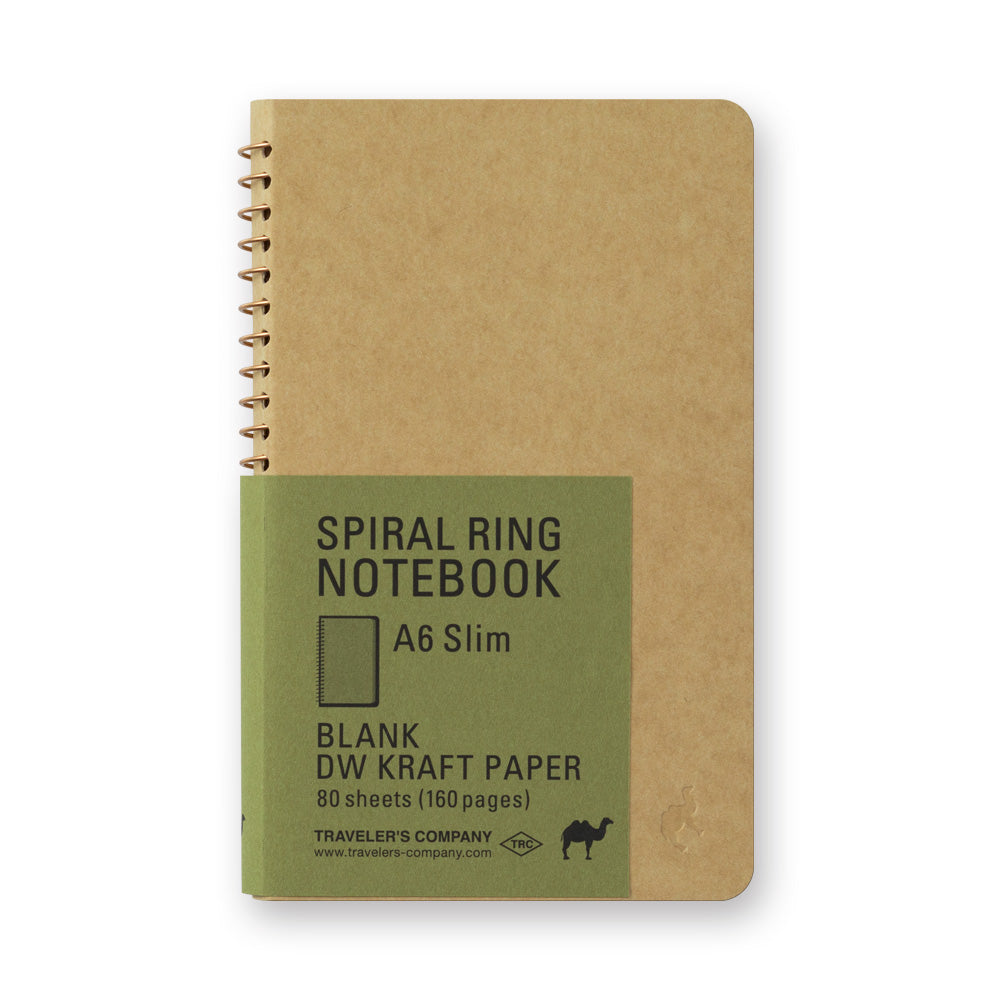 Traveler's Company A6 Slim Blank DW Kraft Paper