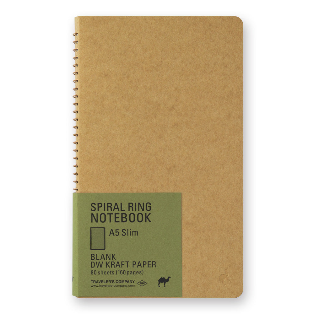 Traveler's Company A5 Slim Blank DW Kraft Paper