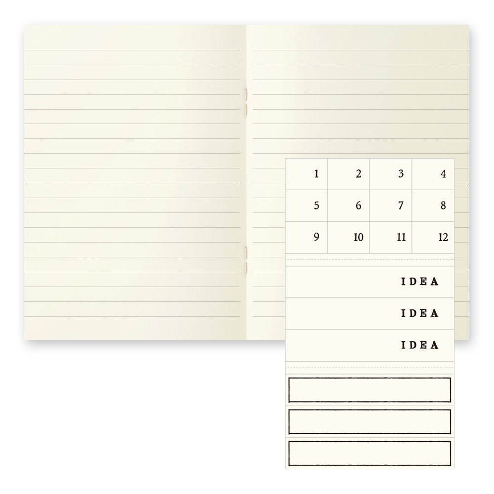 Midori MD Notebook Light A6 Lined - Pack of 3