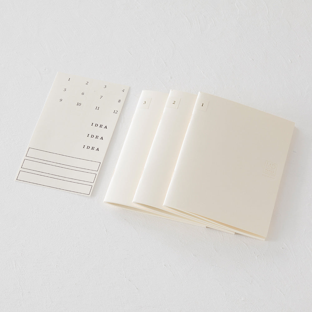 Midori MD Notebook Light A6 Lined - Pack of 3
