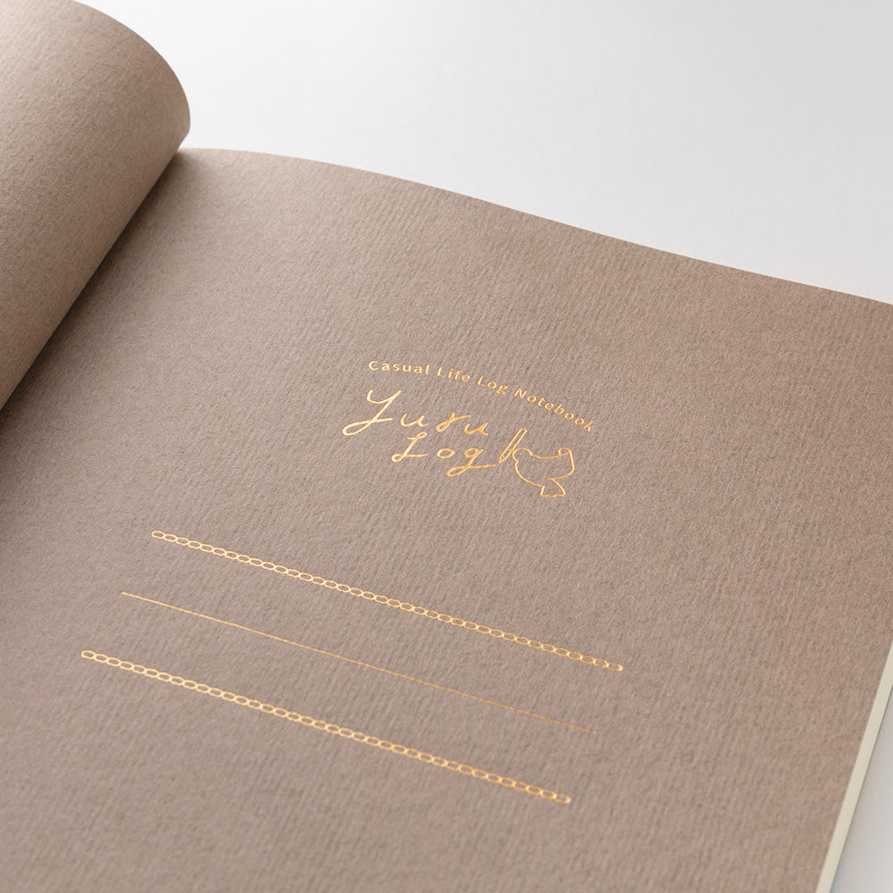 Midori Yuru Log Notebook - Forest Animal